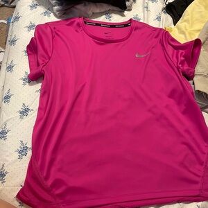 Pink Nike running shirt
